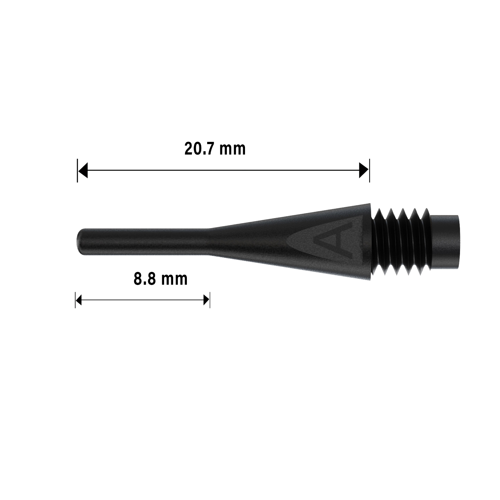 Μύτες Dart Bull's AXX Soft Tips Short 6mm (2BA) 100τεμ | www.lightgear.gr