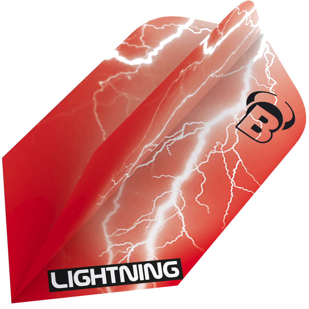 Φτερά Bull's Lightning Flights | Slim Κόκκινο 3τεμ | www.lightgear.gr