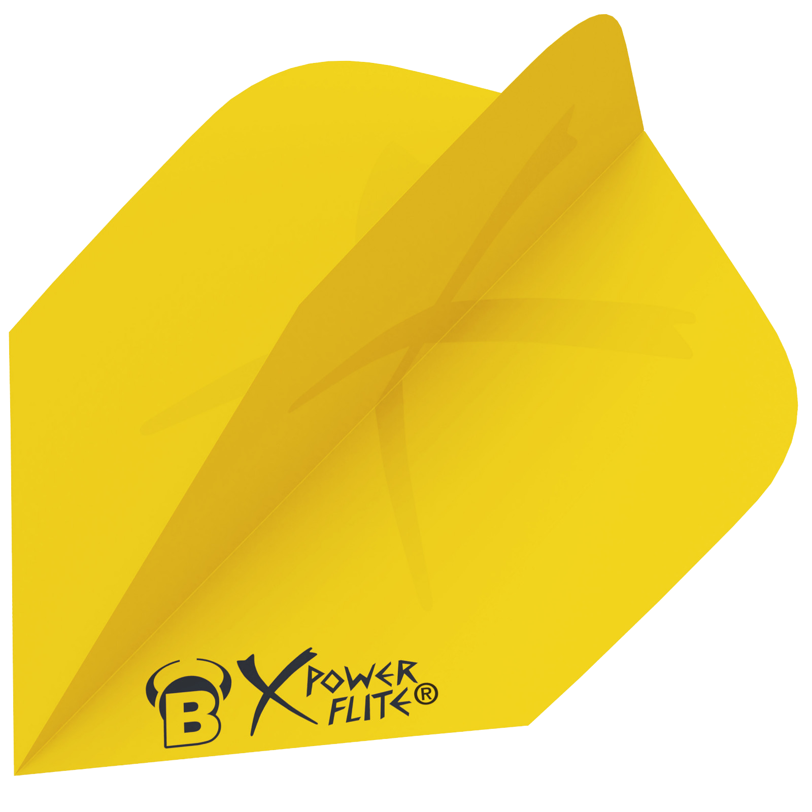 Φτερά Bull's X-powerflite | B-standard Κίτρινο 3τεμ | www.lightgear.gr