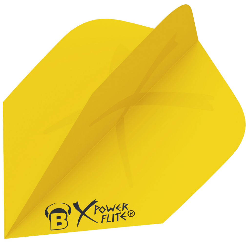 Φτερά Bull's X-powerflite | B-standard Κίτρινο 3τεμ | www.lightgear.gr