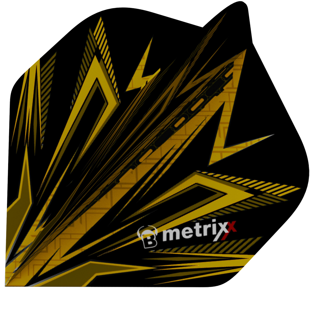 Φτερά Bull's Metrixx Flights Stinger | A-standard Κίτρινο 3τεμ | www.lightgear.gr