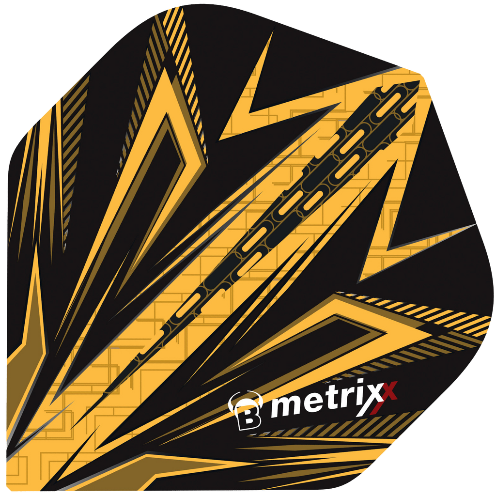 Φτερά Bull's Metrixx Flights Stinger | A-standard Κίτρινο 3τεμ | www.lightgear.gr