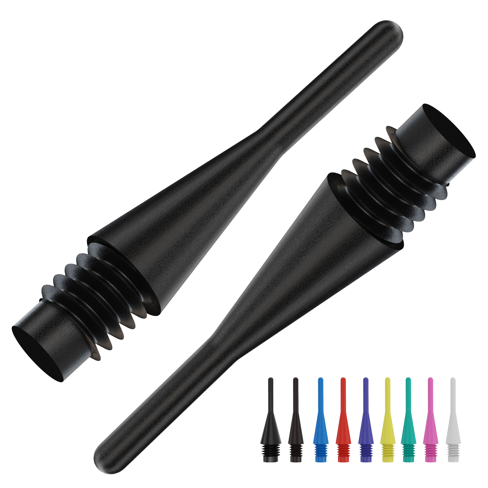 Μύτες Dart Bull's Longl.tip Black 6mm (100) | www.lightgear.gr