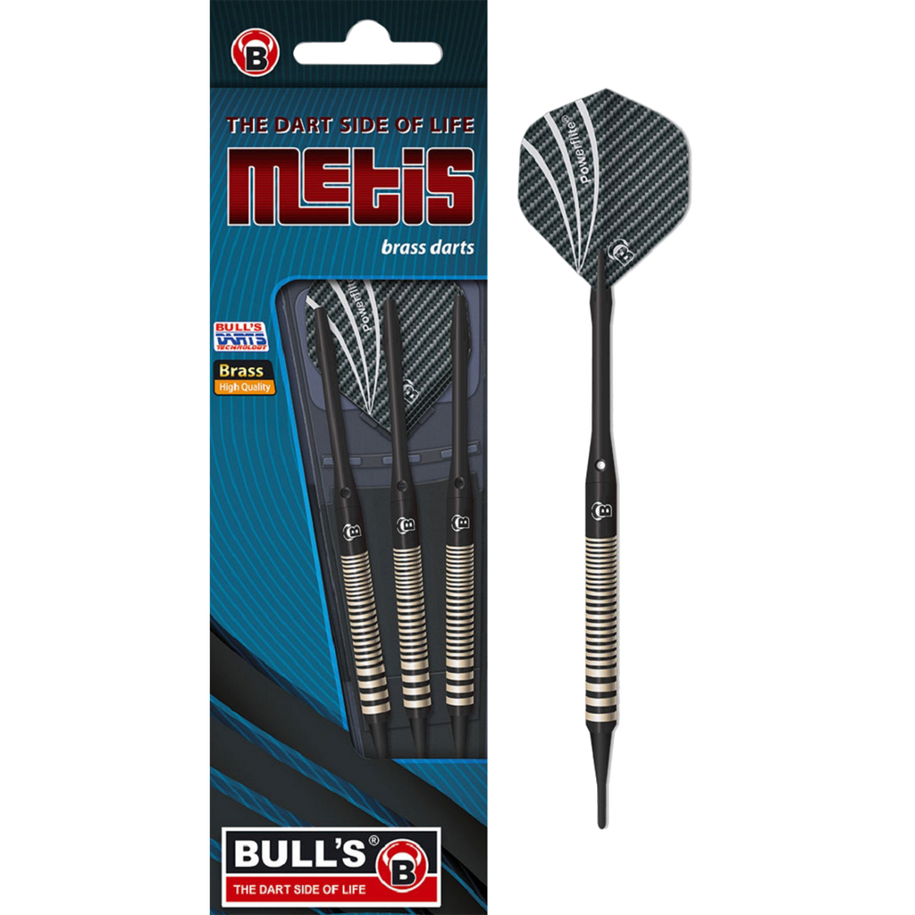 Βελάκια Dart Bull's Metis Soft Dart Schw. 14g 3τεμ | www.lightgear.gr