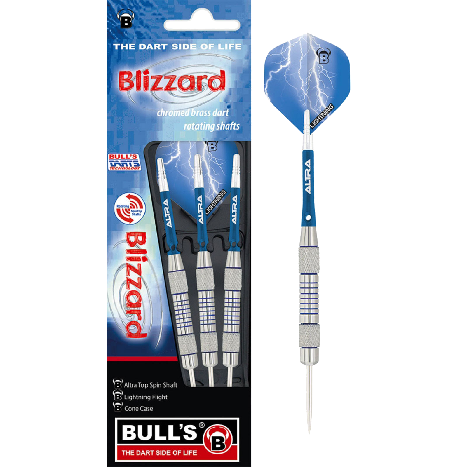 Βελάκια Dart Bull's Blizzard Steel Dart 20g 3τεμ | www.lightgear.gr
