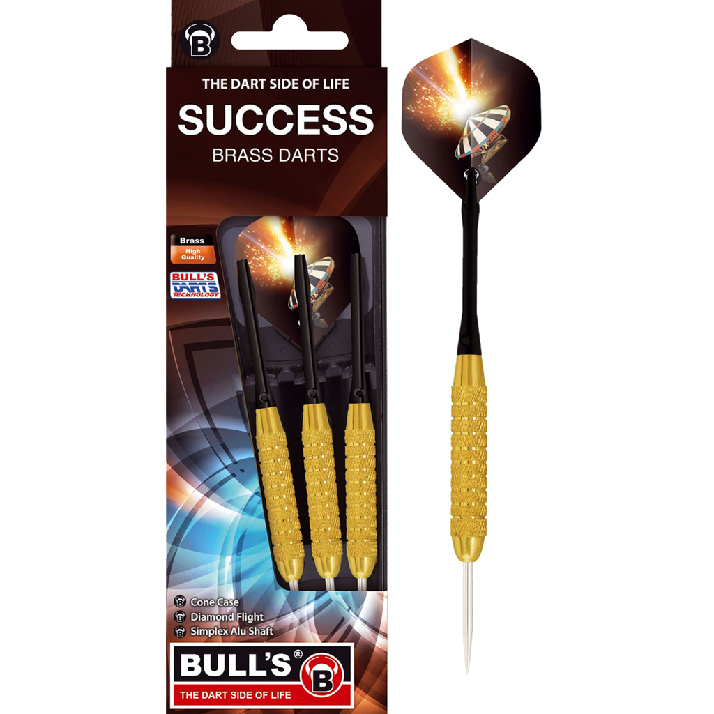 Βελάκια Dart Bull's Steel Darts Success Schw 23g 3τεμ | www.lightgear.gr