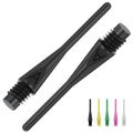 Μύτες Dart Bull's Axx Tips Lg. Black 6mm 100 Τεμ. | www.lightgear.gr