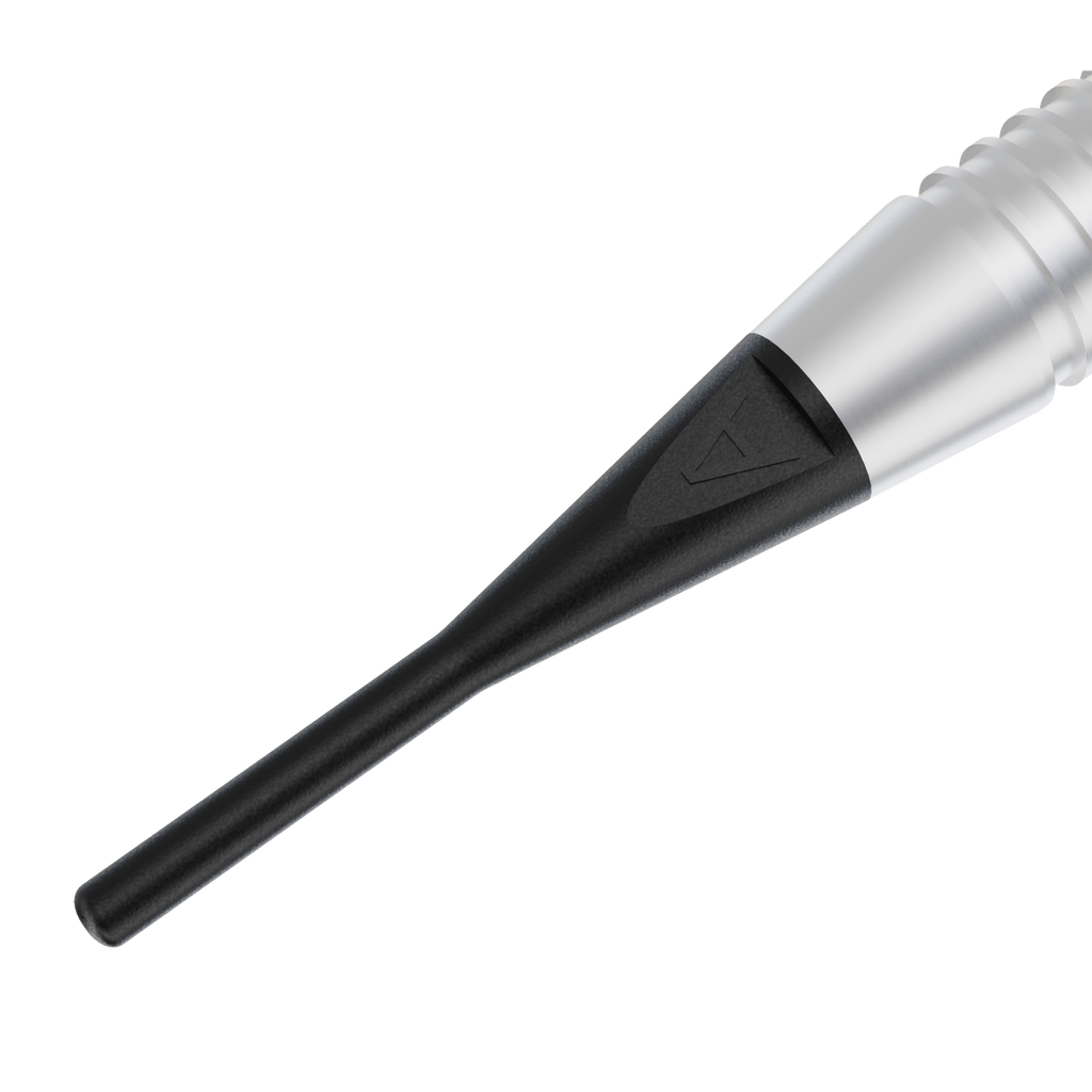 Μύτες Dart Bull's Axx Tips Lg. Black 6mm 100 Τεμ. | www.lightgear.gr