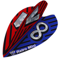 Φτερά Bull's Dart Retro Mini 3τεμ | www.lightgear.gr