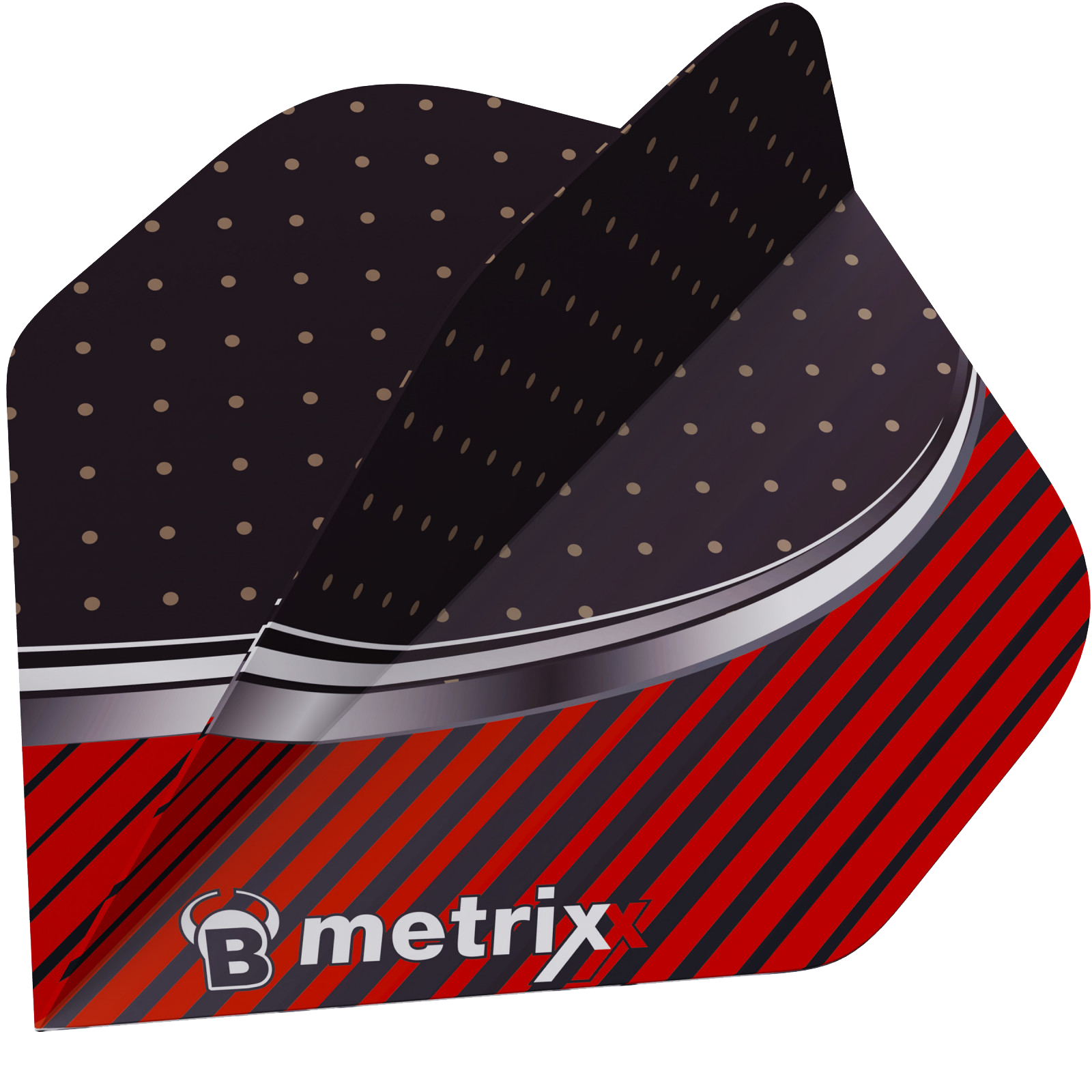 Φτερά Bull's Dart Metrixx A-std. 3τεμ Κόκκινο | www.lightgear.gr