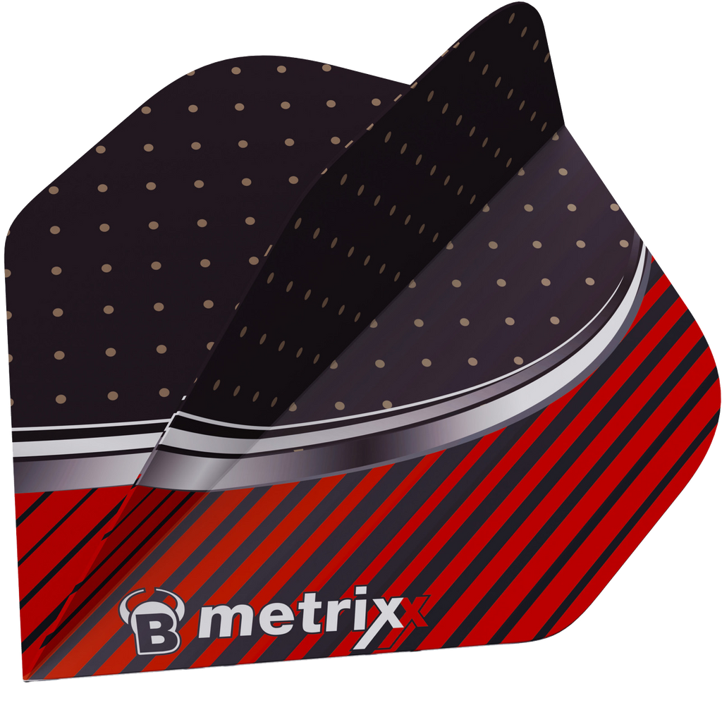 Φτερά Bull's Dart Metrixx A-std. 3τεμ Κόκκινο | www.lightgear.gr