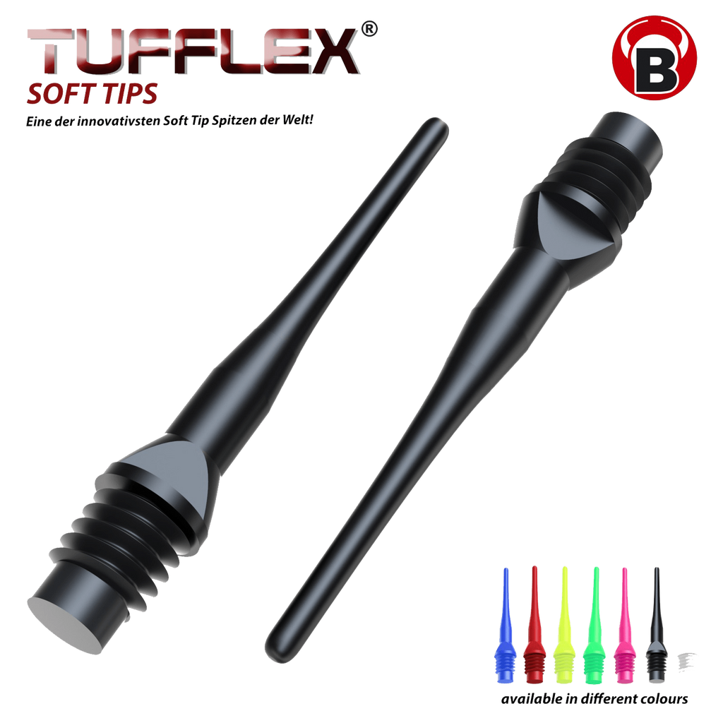 Μύτες Dart Bull's Tufflex Soft Tips 6mm(2ba) 100 Pack | www.lightgear.gr