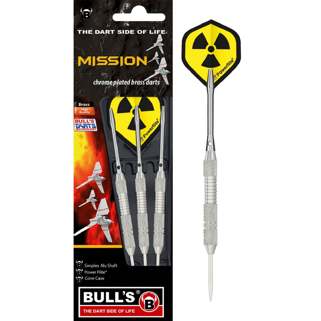Βελάκια Dart Bull's Steel Darts Mission 22g 3τεμ | www.lightgear.gr