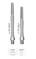 Κορμοί Μεταλλικοί Σετ 3τεμ. Bull's Tecno Aluminium Shaft | www.lightgear.gr