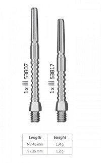 Κορμοί Μεταλλικοί Σετ 3τεμ. Bull's Tecno Aluminium Shaft | www.lightgear.gr