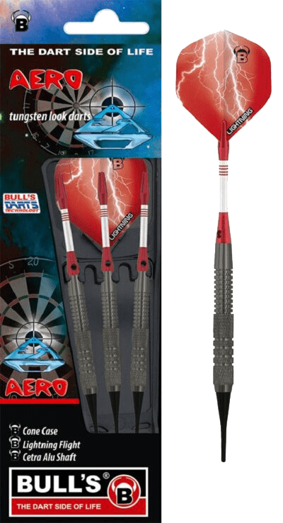 Βελάκια Dart Bull's Soft Darts Aero 18gr 3τεμ | www.lightgear.gr