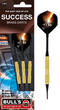 Βελάκια Dart Bull's Soft Darts Success 14g 3τεμ | www.lightgear.gr