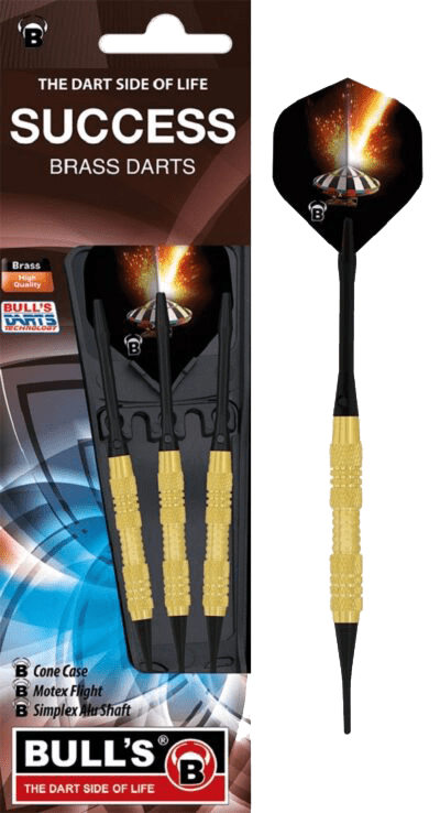 Βελάκια Dart Bull's Soft Darts Success 14g 3τεμ | www.lightgear.gr