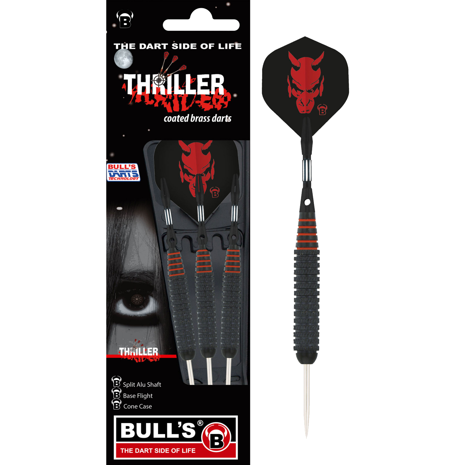 Βελάκια Dart Bull's Steel Darts Thriller 22g 3τεμ | www.lightgear.gr