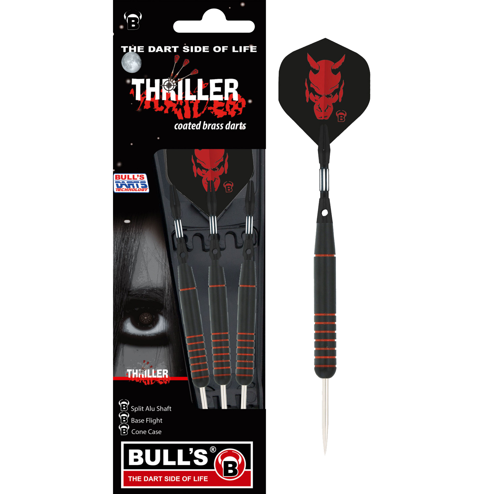 Βελάκια Dart Bull's Steel Darts Thriller 23g 3τεμ | www.lightgear.gr