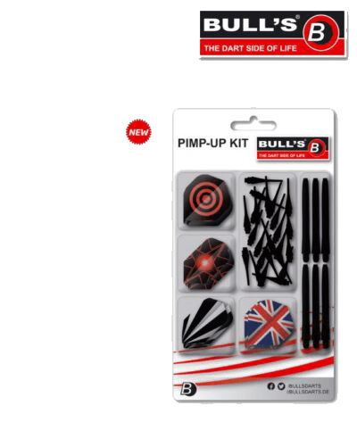 Σετ Φτερά Πλαστικοί Κορμοί Και Μύτρες Bull's Pimp-up Kit | www.lightgear.gr