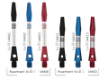 Κορμοί Dart Bull's Cetra Aluminium Shaft Short Black 3τεμ | www.lightgear.gr