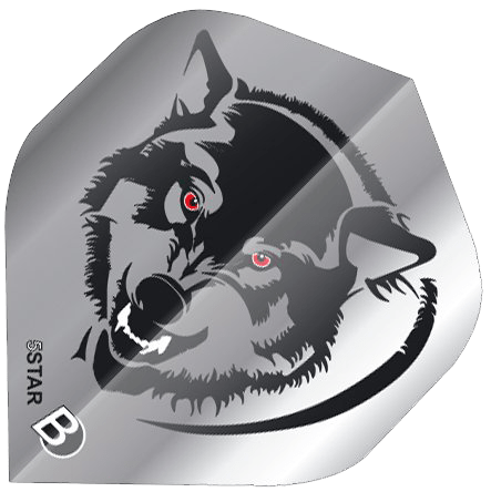 Φτερά Bull's Dart 5-star Flights A-std Wolf 3τεμ | www.lightgear.gr
