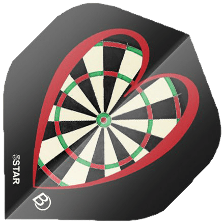 Φτερά Bull's Dart 5-star Flights A-std Στόχος 3τεμ | www.lightgear.gr