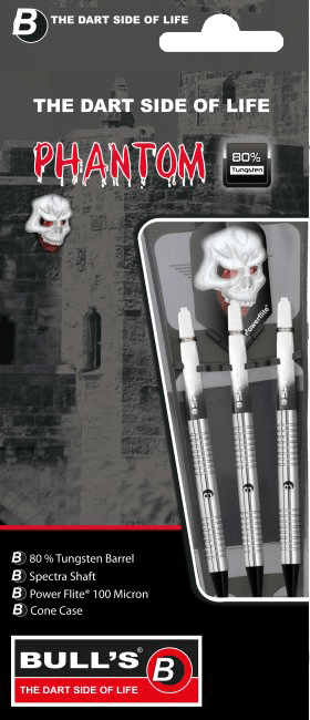 Βελάκια Dart Bull's Soft Darts Phantom Pt2 18g 3τεμ | www.lightgear.gr
