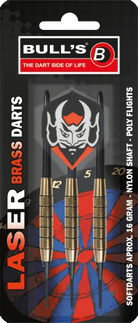 Βελάκια Dart Bull's Soft Darts Laser 16g 3τεμ | www.lightgear.gr
