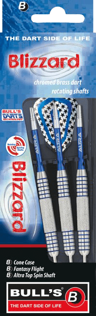 Βελάκια Dart Bull's Steel Darts Blizzard 21g 3τεμ | www.lightgear.gr