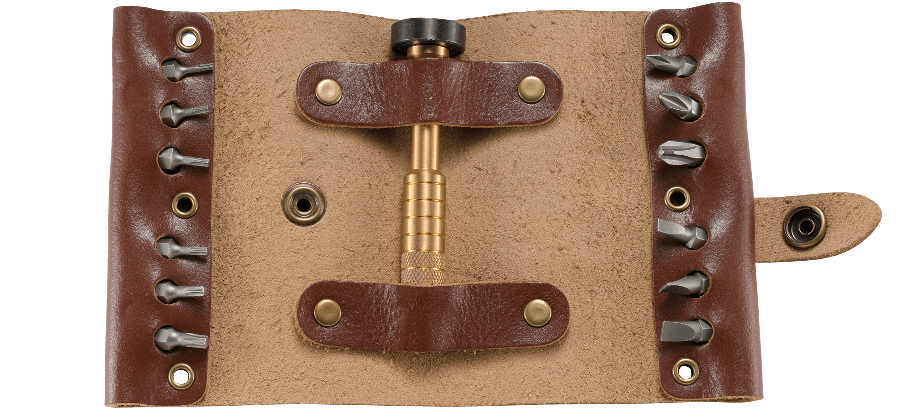 Πολυεργαλείο CRKT Hex Bit Driver Leather Tool Roll | www.lightgear.gr