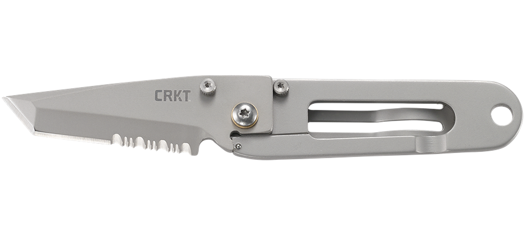 Σουγιάς CRKT K.I.S.S. Silver Triple Point Serrations | www.lightgear.gr