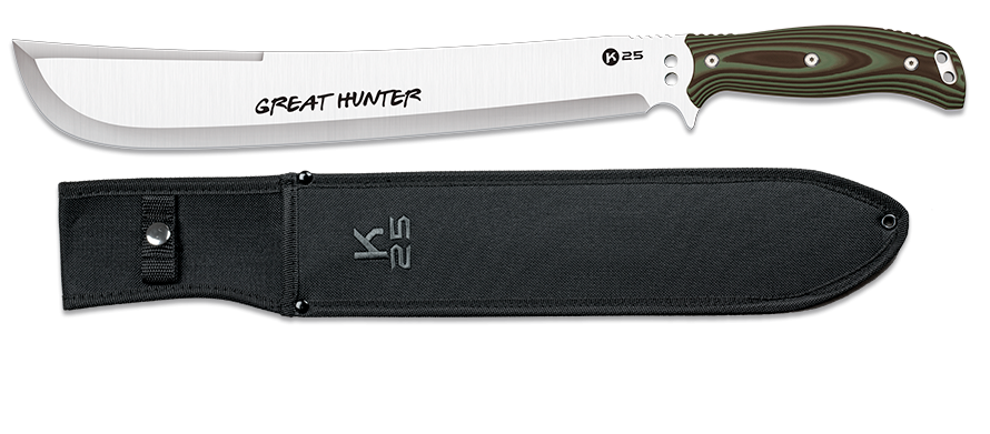 Ματσέτα K25 Great Hunter G10 Machete 37cm 32685 | www.lightgear.gr