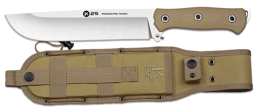 Μαχαίρι Ματσέτα K25 G10/CNC Machete 22cm 32670 | www.lightgear.gr