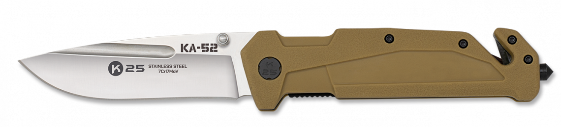 Σουγιάς K25 KA-52 Penknife Rubbered Handle Coyte 9cm 18870 | www.lightgear.gr
