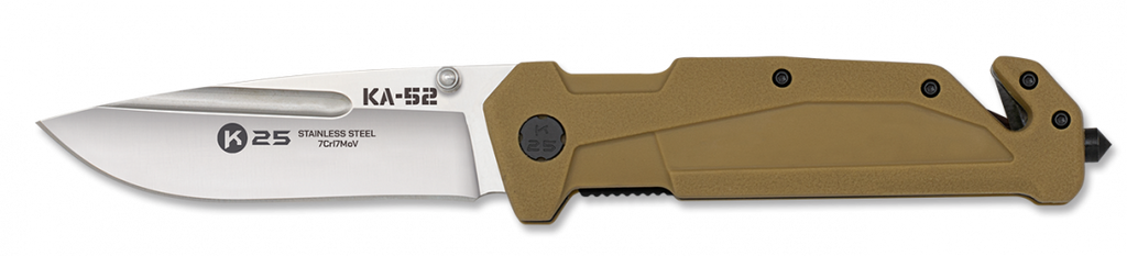 Σουγιάς K25 KA-52 Penknife Rubbered Handle Coyte 9cm 18870 | www.lightgear.gr