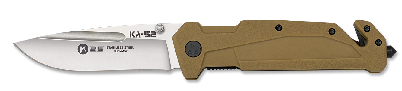 Σουγιάς K25 KA-52 Penknife Rubbered Handle Coyte 9cm 18870 | www.lightgear.gr
