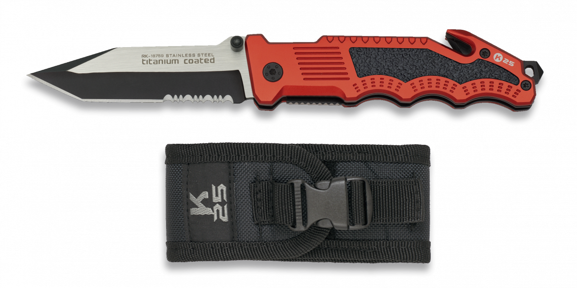Σουγιάς K25 Red 8,5cm Blade 18759 | www.lightgear.gr