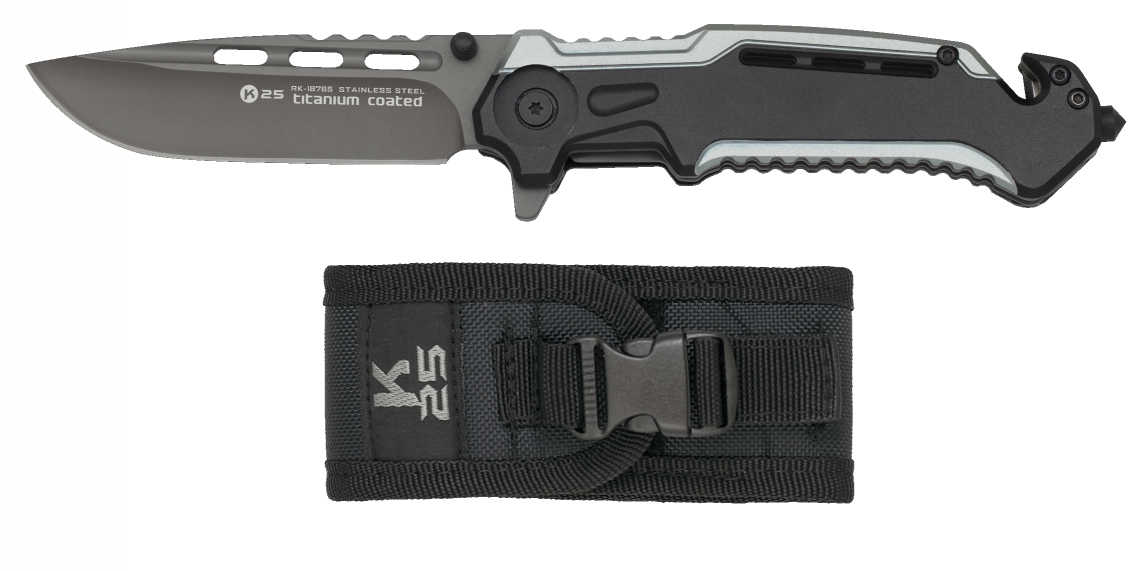 Σουγιάς K25 Tactical Folding Knife. Grey/noir | www.lightgear.gr