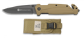 Σουγιάς K25 Rubber Pocket Knife Titanium Coated Tan 18487 | www.lightgear.gr