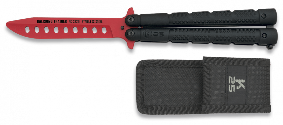 Σουγιάς K25 Προπόνησης 10cm Κόκκινη Λάμα 36251 | www.lightgear.gr