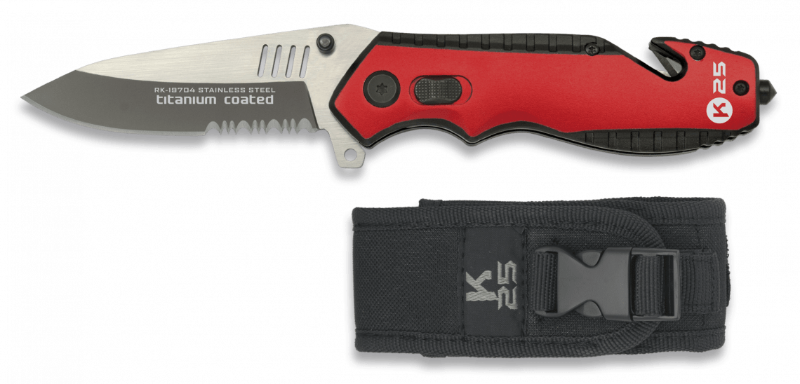 Σουγιάς K25 Fos Red & Black 19704 | www.lightgear.gr