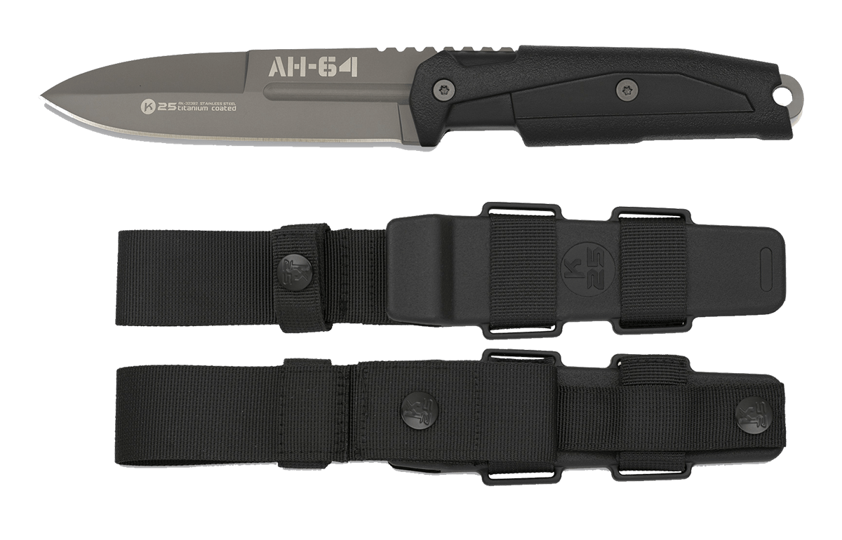 Μαχαίρι K25 Tactical Knife Titanium Coated Ah-64 11.5cm | www.lightgear.gr