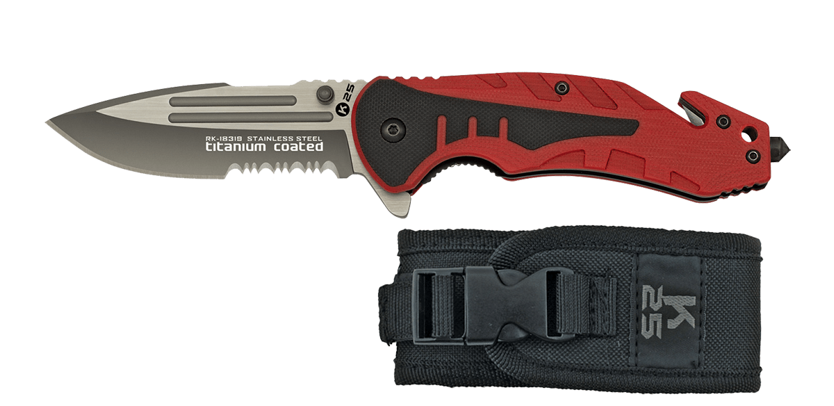 Σουγιάς K25 G10 Handle Red 18319 | www.lightgear.gr