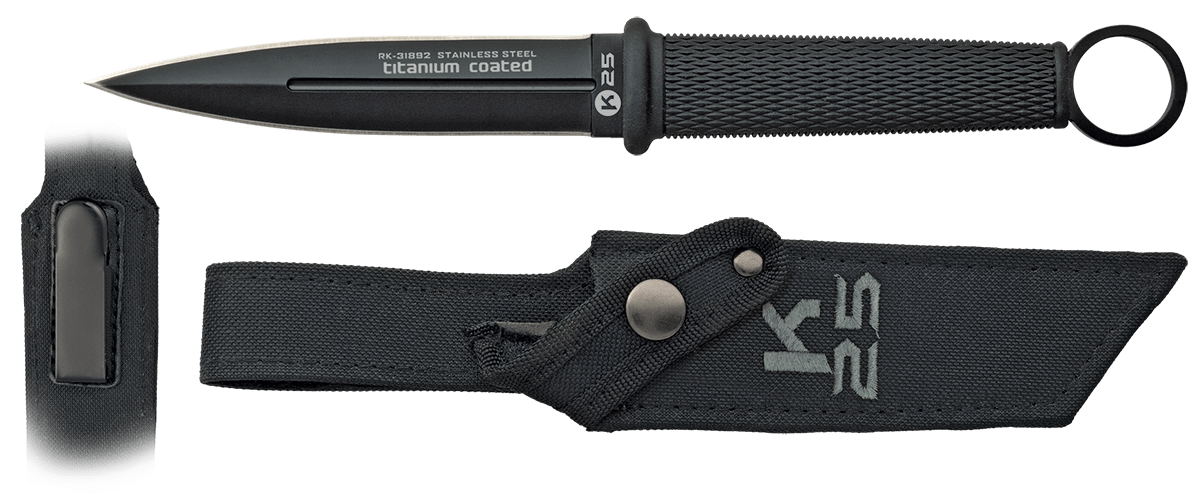 Μαχαίρι K25 Tactico Titanium Coated 31892 | www.lightgear.gr