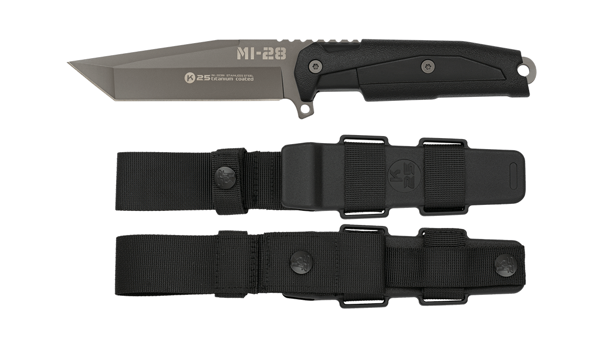 Μαχαίρι K25 Tactical Knife Titanium Coated Mi-28 23.5cm 32391 | www.lightgear.gr