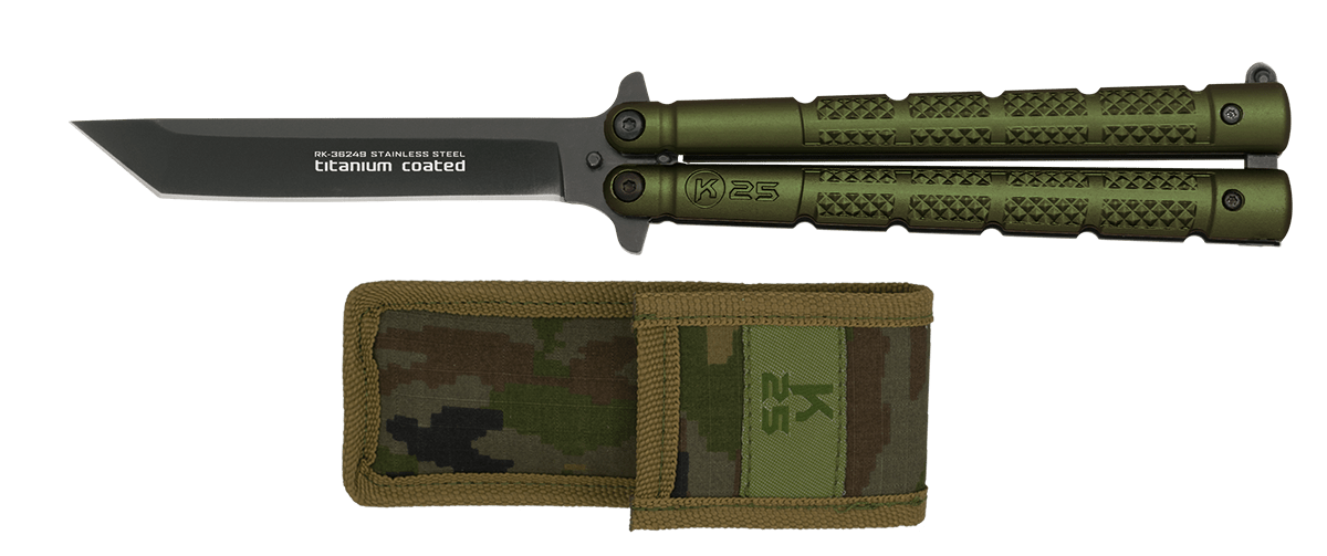 Σουγιάς K25 BT Titanium Coated Green 36249 | www.lightgear.gr