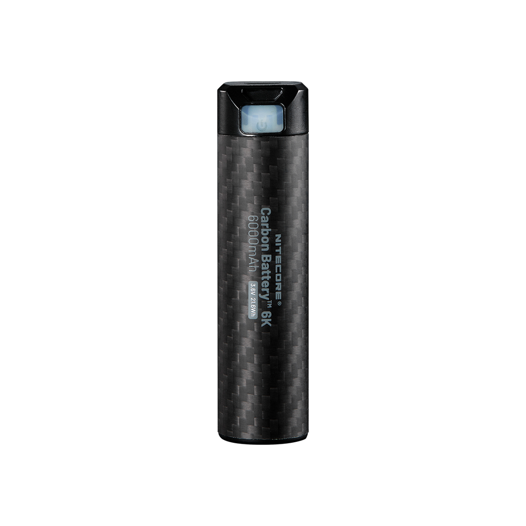 Nitecore Carbon Battery 6K | www.lightgear.gr