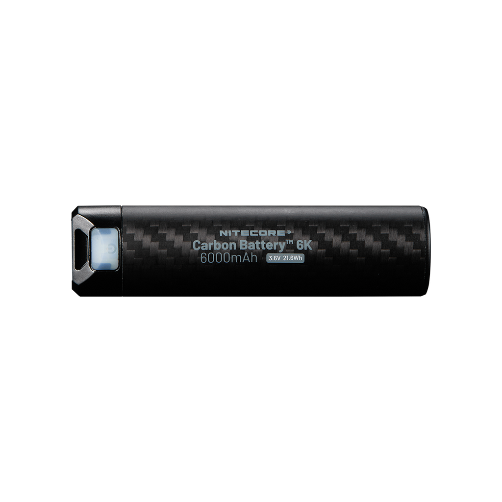 Nitecore Carbon Battery 6K | www.lightgear.gr